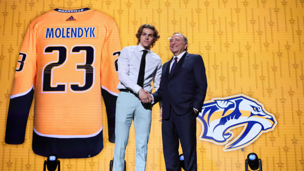 Nashville Predators 24th Overall Pick Tanner Molendyk
