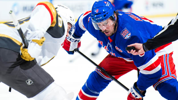 Vegas Golden Knights v New York Rangers