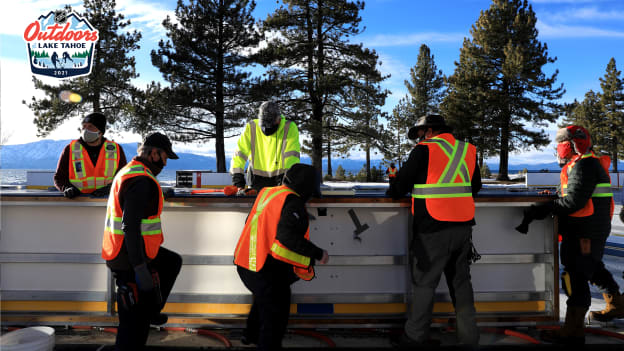 NHL Outdoors: Lake Tahoe Preparations