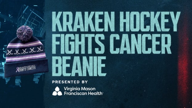 Kraken Hockey Fights Cancer Beanie pres. by Virginia Mason Franciscan Health