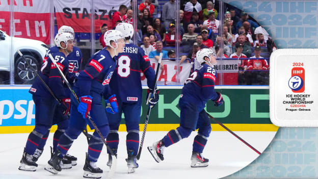 Caufield scores pair in USA’s win over Poland