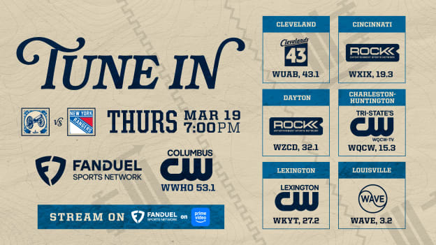 PREVIEW: Streaking Blue Jackets welcome Rangers to Nationwide