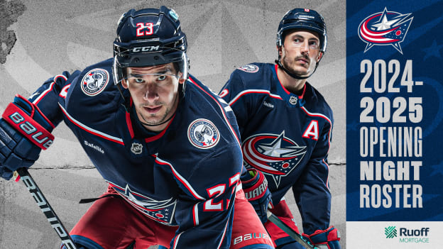 Blue Jackets set 2024-25 season-opening roster