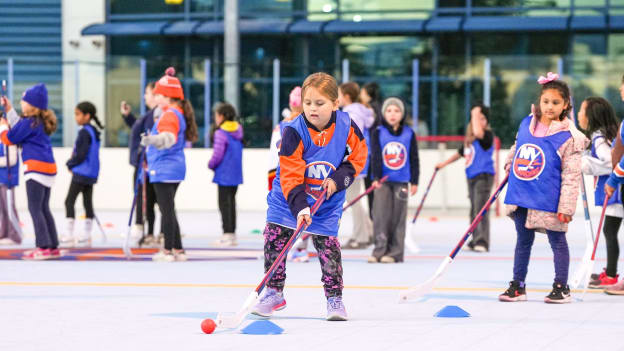 PHOTOS: Try Street Hockey for Free with Girl Scouts of Nassau County