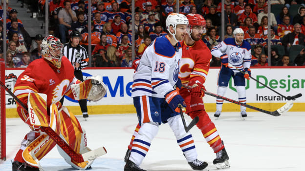 Edmonton Oilers v Calgary Flames