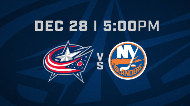 SUNDAY, DECEMBER 28 AT 5 PM VS. NEW YORK ISLANDERS