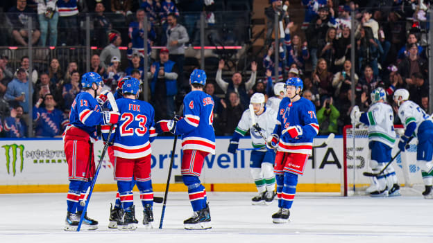 Vancouver Canucks v New York Rangers