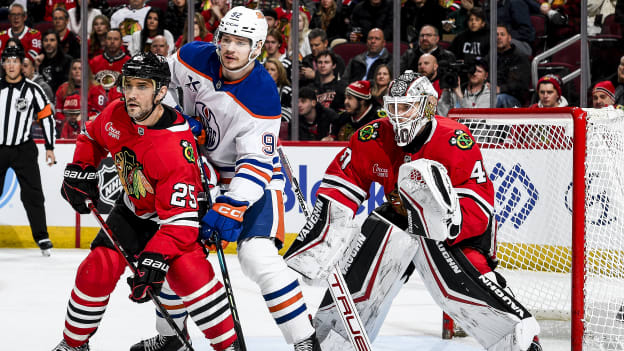 Edmonton Oilers v Chicago Blackhawks