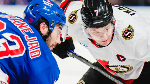 Ottawa Senators v New York Rangers
