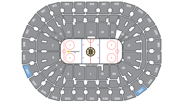 Bruins - Game Plans - 5 Game Seating
