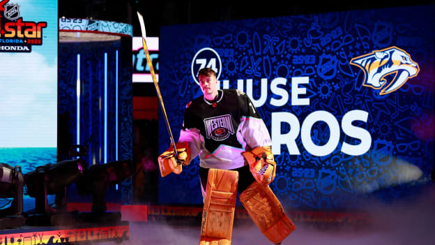 Best of Juuse Saros at the 2023 NHL All-Star Weekend