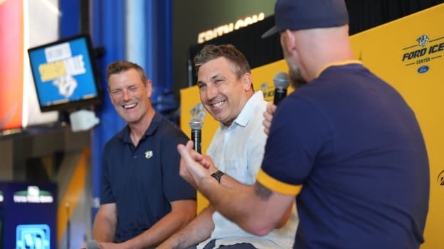 Andrew Brunette Meets Preds Fans at Summer Select-a-Seat