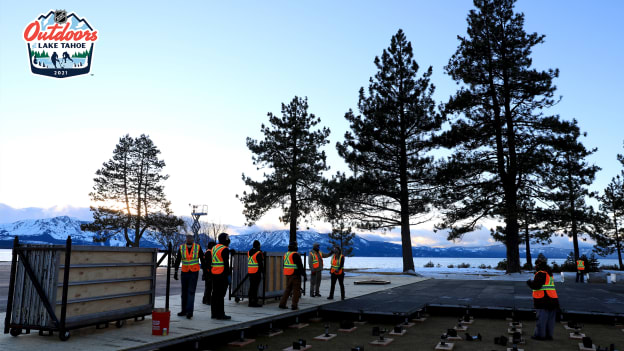NHL Outdoors: Lake Tahoe Preparations