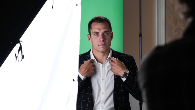 PHOTOS: Bo Horvat at NHL Player Media Tour