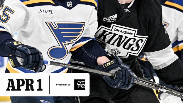 APRIL 1 VS ST. LOUIS BLUES