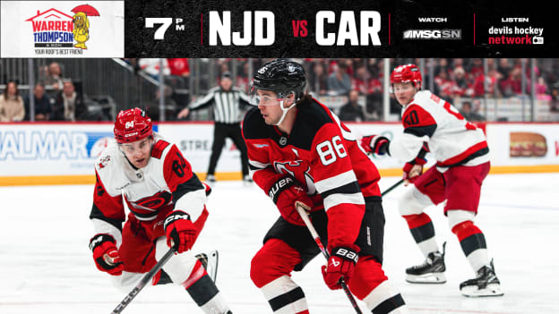 Devils Look to Continue Success Against Hurricanes