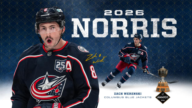 Zach Werenski named winner of James Norris Memorial Trophy