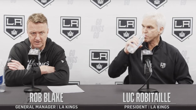 Rob Blake and Luc Robitaille End-of-Season Interviews