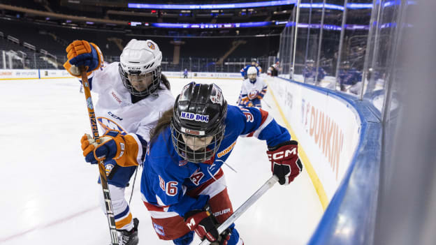 Jr. Rangers Girls vs Jr. Islanders @ MSG