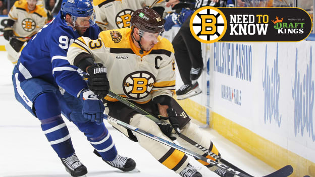 Need to Know: Round 1 | Bruins-Maple Leafs