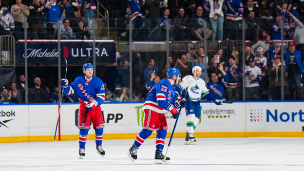 Vancouver Canucks v New York Rangers