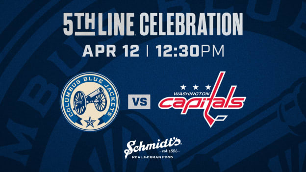 SATURDAY, APRIL 12 AT 12:30 PM VS. WASHINGTON CAPITALS