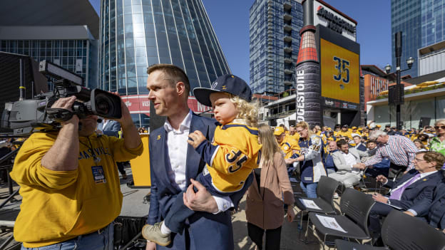 Pekka Rinne Statue Unveiling