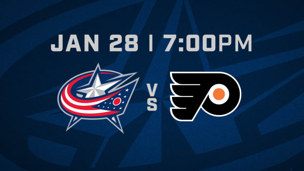 WEDNESDAY, JANUARY 28 AT 7 PM VS. PHILADELPHIA FLYERS