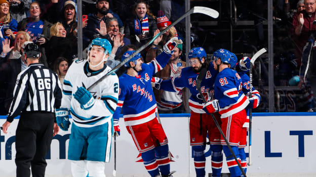 San Jose Sharks v New York Rangers