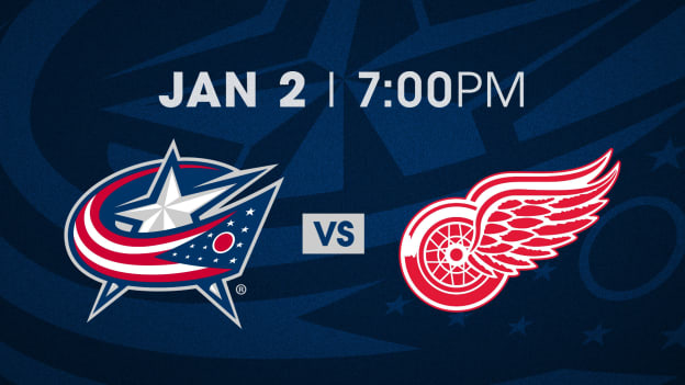 THURSDAY, JANUARY 2 AT 7 PM VS. DETROIT RED WINGS