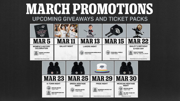 Join us for these upcoming March Promotions!