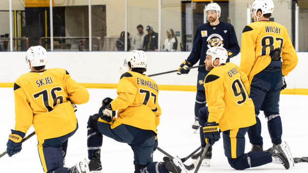Preds Return to Practice Feeling Rested, Rejuvenated for Resumption of Regular Season
