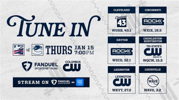 PREVIEW: Blue Jackets host Canucks on DC Comics Superman™ Night