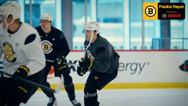 Practice Report: Bruins Prepare for the Wild 
