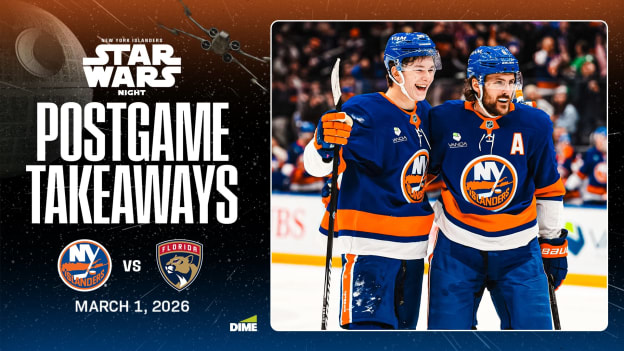 Takeaways: Islanders Rally For 5-4 Win Over Florida