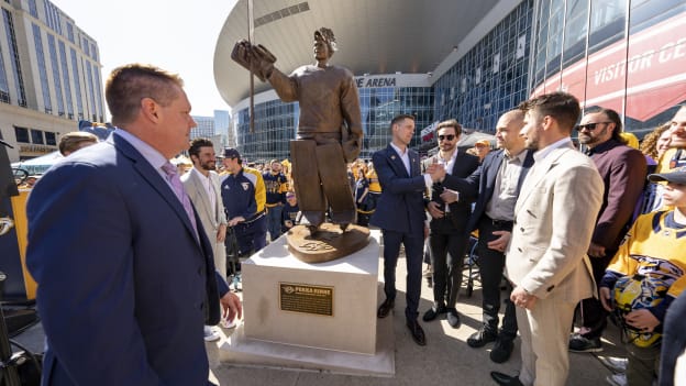 Pekka Rinne Statue Unveiling