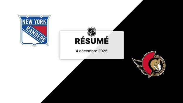 NYR vs OTT | 04 12, 2025 | Résumé