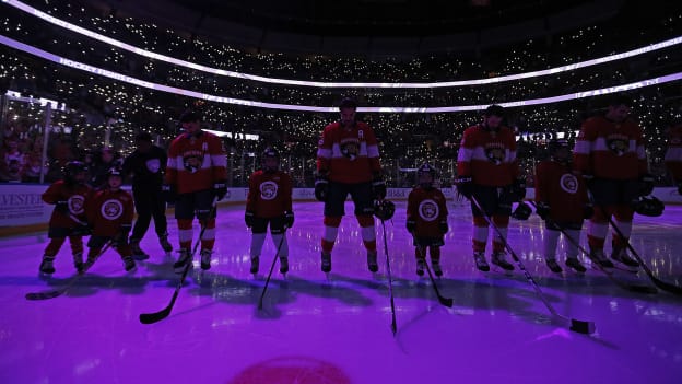 Hockey Fights Cancer Night: New York Rangers at Florida Panthers November 16, 2019