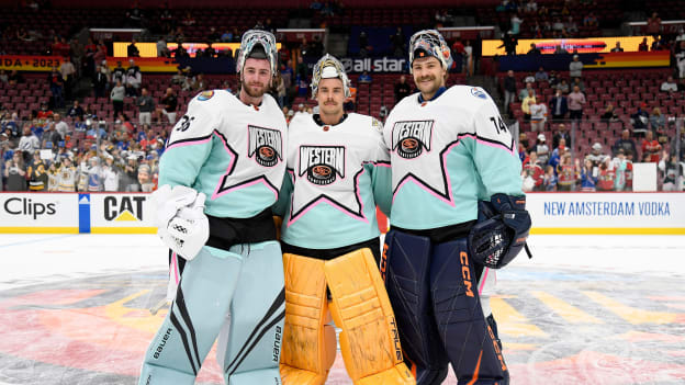 Best of Juuse Saros at the 2023 NHL All-Star Weekend