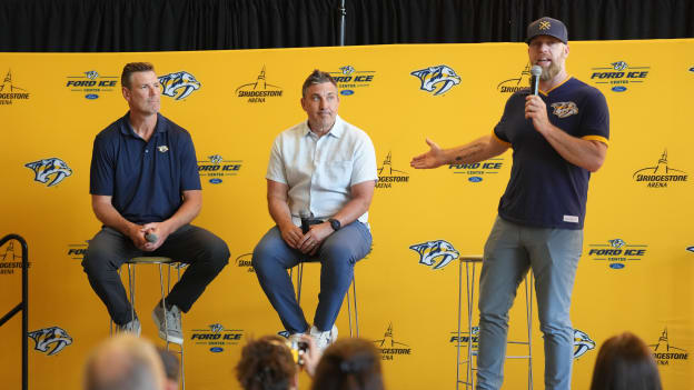 Andrew Brunette Meets Preds Fans at Summer Select-a-Seat