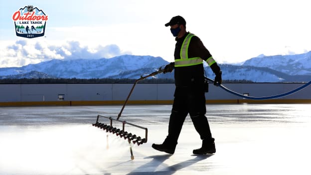 NHL Outdoors: Lake Tahoe Preparations