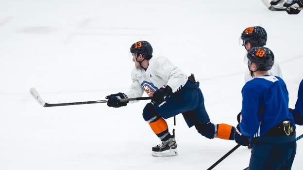 PHOTOS: Islanders Practice Feb. 17, 2024