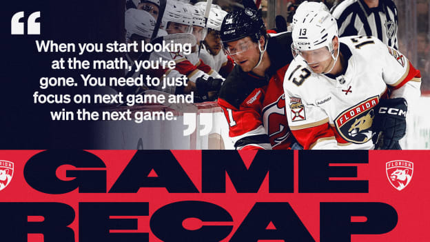 RECAP: Devils 5, Panthers 1