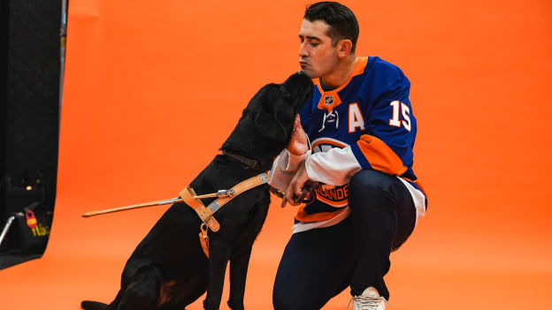 PHOTOS: Islanders 2021-22 Puppy Calendar Shoot