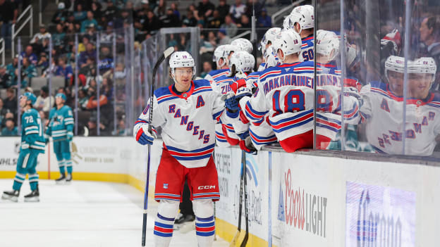 San Jose Sharks vs. New York Rangers