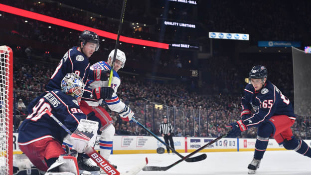 Blue Jackets vs. Rangers - February 14, 2020