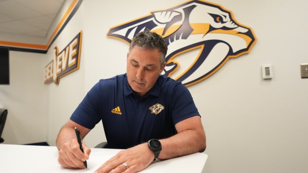 Head Coach Andrew Brunette Arrives in Smashville