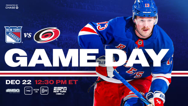 LIVE: Rangers vs. Hurricanes