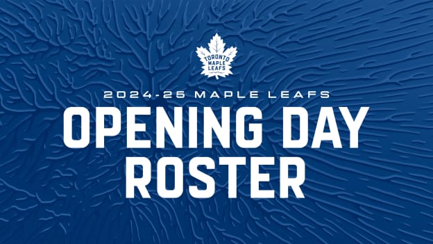 Maple Leafs Announce Opening Day Roster