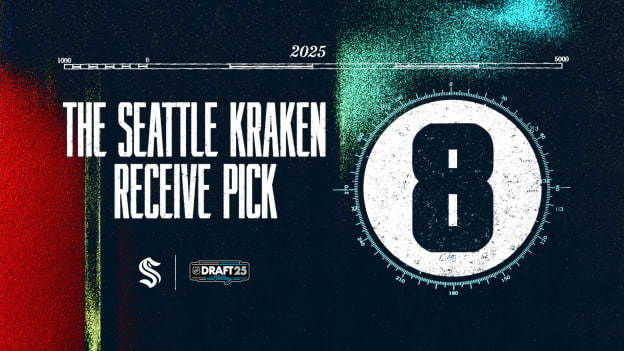 Kraken Again Will Pick No. 8 Overall In NHL Draft